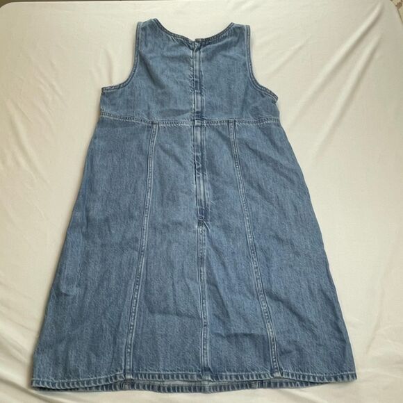 Madewell Dresses & Skirts - Madewell The Ariana V Neck Denim Mini Dress NWT Size M